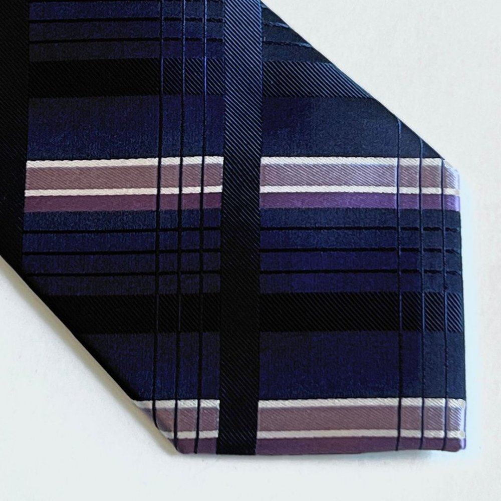 Michael Kors Silk Tie / Necktie Blue Purple NWT